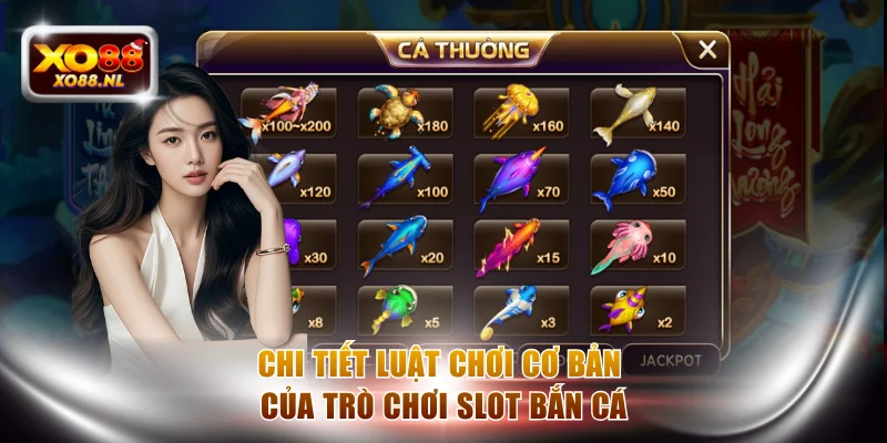 Chi tiết luật chơi cơ bản của trò chơi slot bắn cá