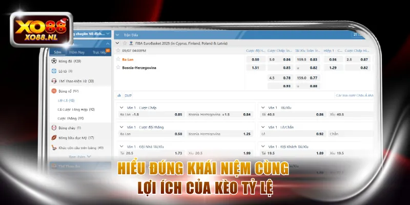 Hiểu đúng khái niệm cùng lợi ích của kèo tỷ lệ