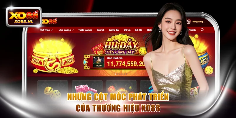 Những cột mốc phát triển của XO88